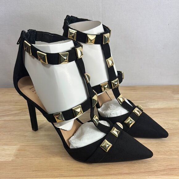 I.N.C. International Concepts Syndia Studded Dress Sandals- Black MC- Size 8.5 M - Picture 1 of 7